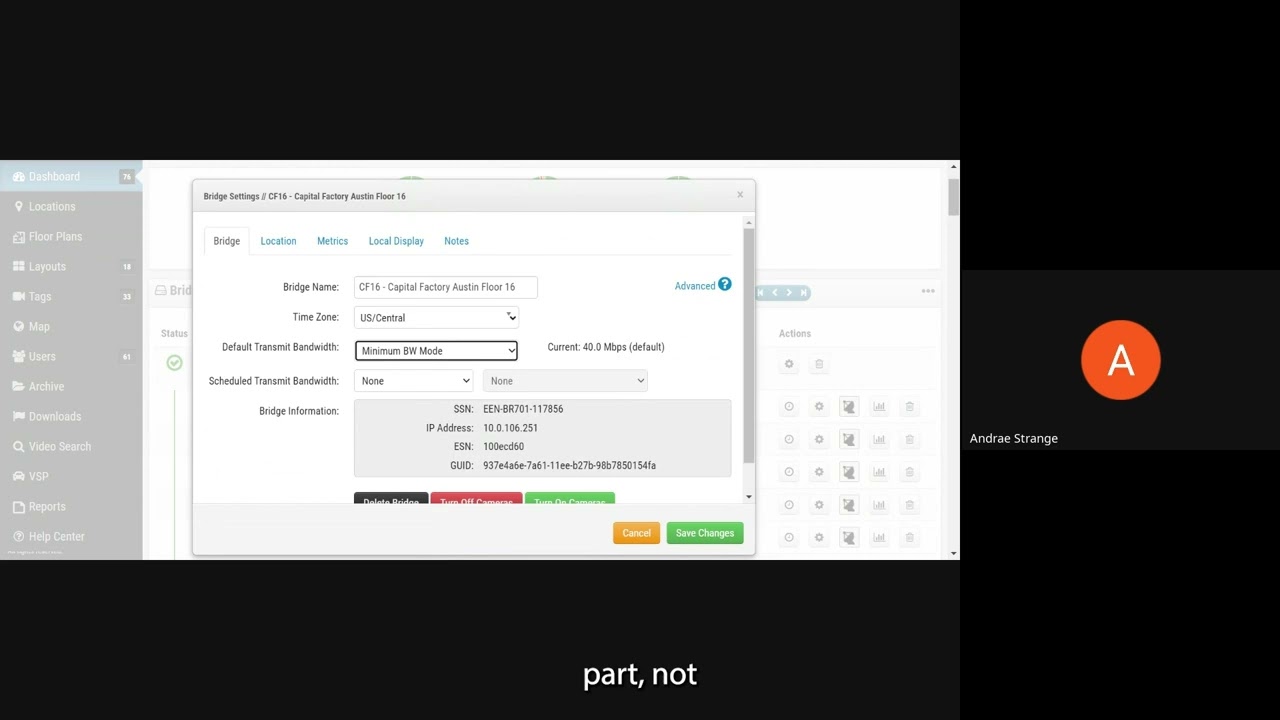 Bridge Settings Classic