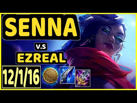 JAVAAA (SENNA) vs EZREAL - 12/1/16 KDA BOTTOM ADC GAMEPLAY - EUW Ranked GRANDMASTER