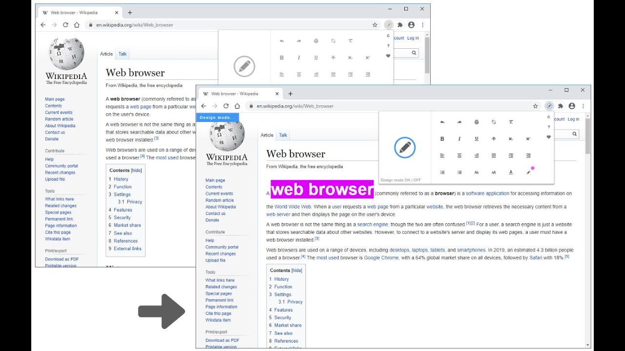 Page Edit (Design Mode) - Browser Extension Review