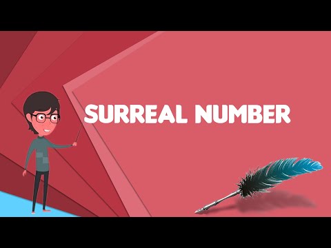 What is Surreal number? Explain Surreal number, Define Surreal number, Meaning of Surreal number