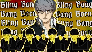 Cover art for PERSONA 4, EXCEPT ITS BLING-BANG-BANG-BORN