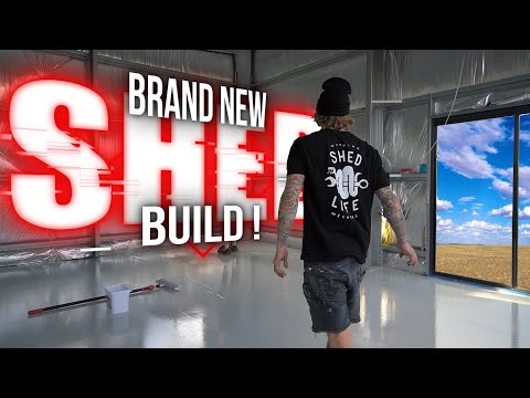 We Built a new SHED ! 🤯