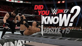 WWE 2K17: Did You Know? Extra Ladder Bridge Finishers, Cutscenes, Pop-Up Moves & More! (Episode 15)