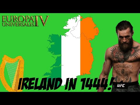EU4 What If Ireland Existed In 1444 - AI Timelapse
