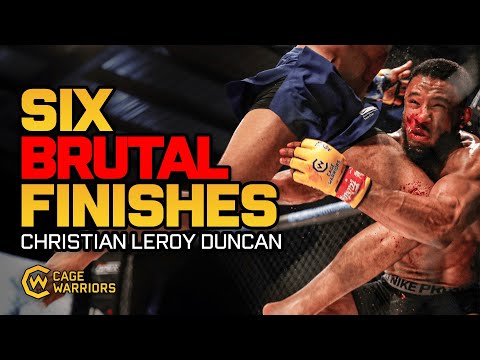 Christian Leroy Duncan's CRAZY Highlight Reel in Cage Warriors | #UFCVegas109