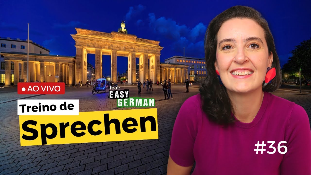FALANDO A LÍNGUA ALEMÃ #36 - Treino de SPRECHEN | Frases do dia a dia