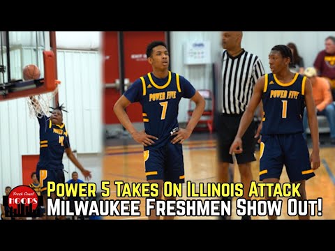 Milwaukee Freshmen Show Out! Power 5 Takes On Illinois Attack