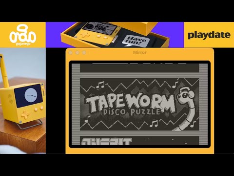 Tapeworm Disco Puzzle | Playdate Review | gogamego