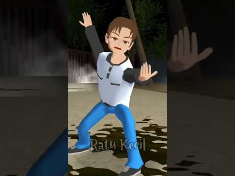 Mio panik dikejar hantu kuyang di sakura school simulator | Untung Mio ditolong Yuta #shorts