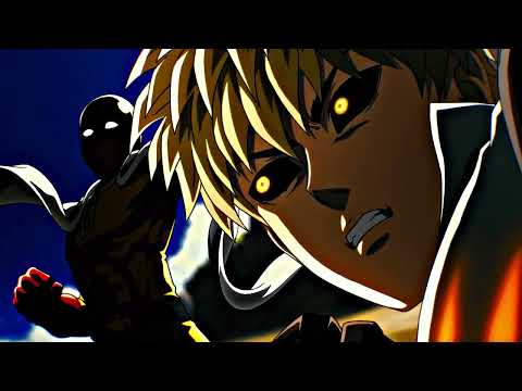 one punch man (saitama vs genos ) 4k 60fps