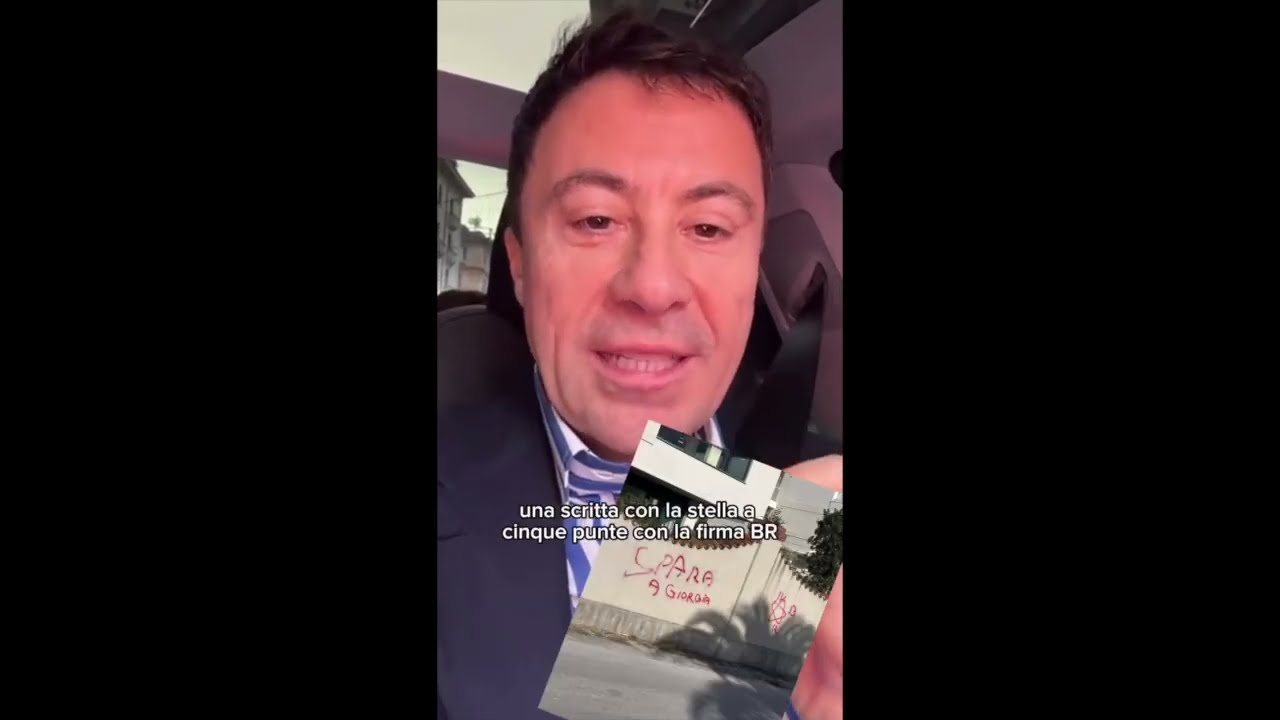 ITALO BOCCHINO: "SCRITTE E SIMBOLO INQUIETANTI CONTRO GIORGIA MELONI, LA SINISTRA COSA DICE?"