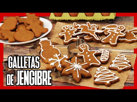 😋 Cómo Hacer GALLETAS DE JENGIBRE ► Receta de Galletas Navideñas