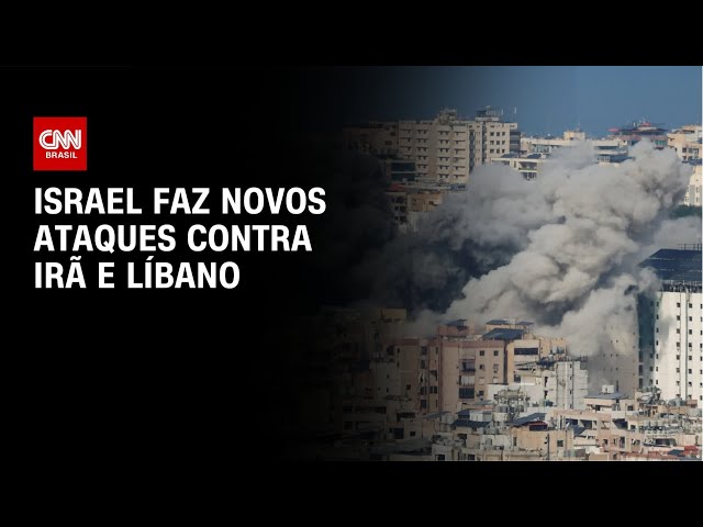 Israel faz novos ataques contra Irã e Líbano | CNN NOVO DIA