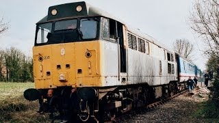preview picture of video '31235 Wymondham to Dereham March 2002 Diesel Gala - 31 thrash'