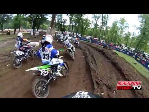 MotoSport Helmet Cam: Justin Cooper - Super Mini 1 / Moto 2 (Loretta Lynn's)