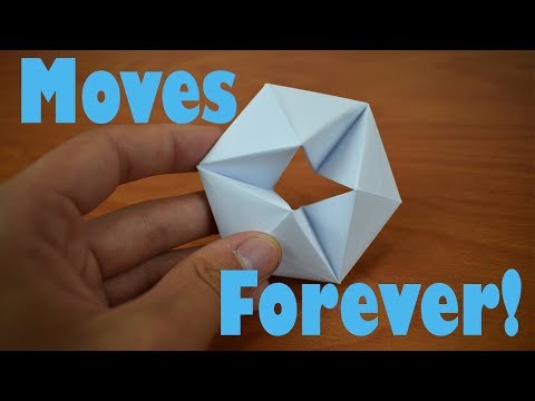 How to make an origami moving paper toy! Paper toys / origami easy / easy  kids crafts 