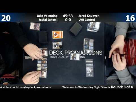Standard 2/1/17 Jake Valentine (Jeskai Saheeli) vs. Jared Knueven (U/B Control)