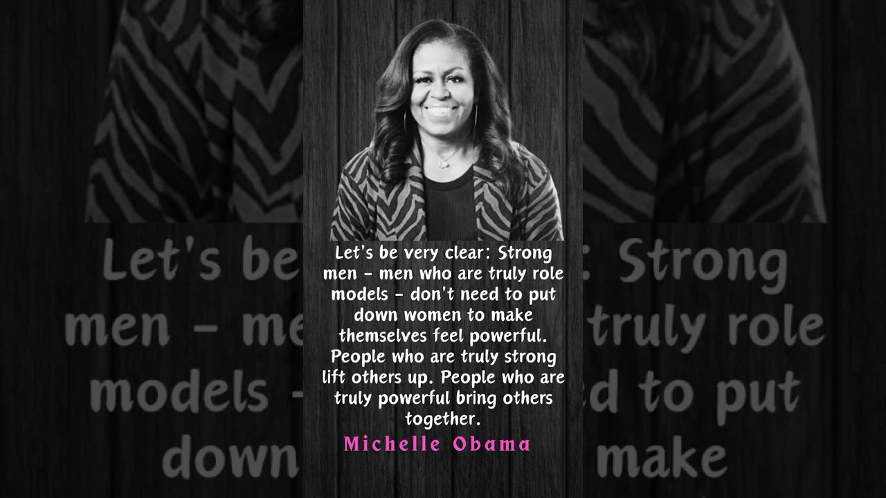 Motivational Quote by Michelle Obama