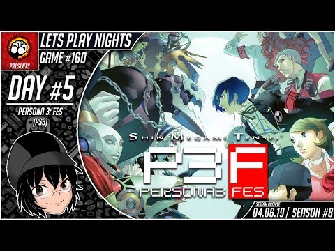 Lets Play Nights: Persona 3 FES (PS3) - Day 5 (Game #160)