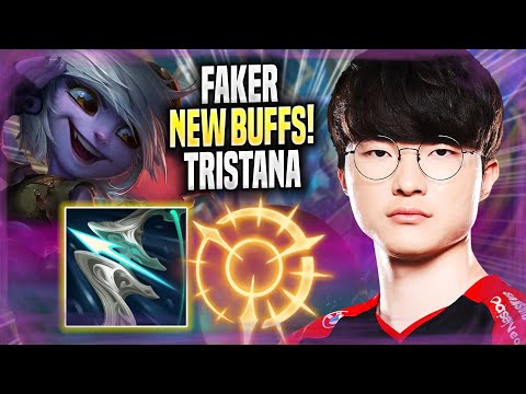 FAKER TRIES TRISTANA WITH NEW BUFFS! - T1 Faker Plays Tristana MID vs Azir! | Season 2022