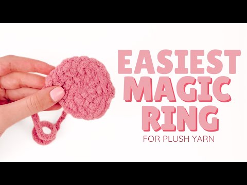 Crochet: How to Make a Magic Ring (Magic Circle) For BEGINNERS