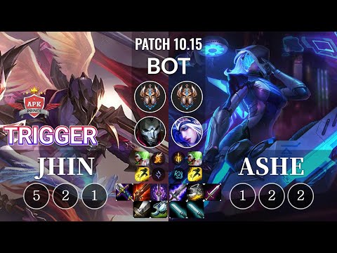 APK Trigger Jhin vs Ashe Bot - KR Patch 10.15