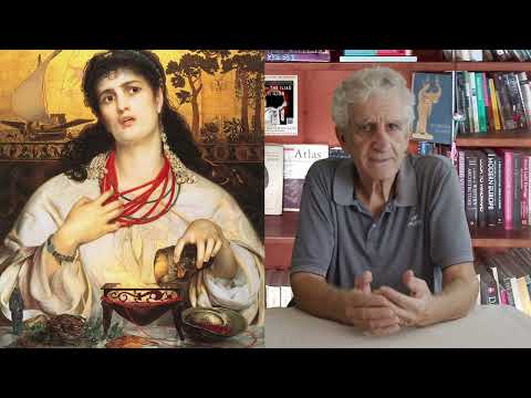 4-1: Jason plows the field of Aeetes with help from Medea