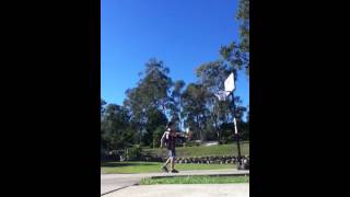 preview picture of video '14 year old Australian Basketball fan who doesn't play club... Gifted mid range shooter'