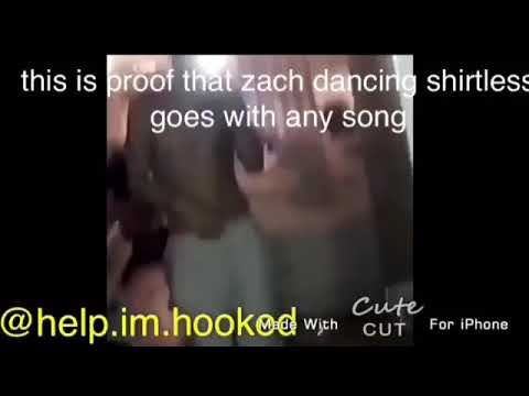 Zachary Dean Herron dancing shirtless goes to ANY song! (proof)