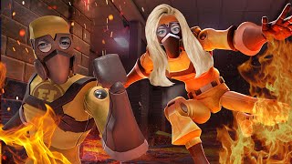 Super Parkour Bros - Hot Lava Mario Kart Mod Gameplay