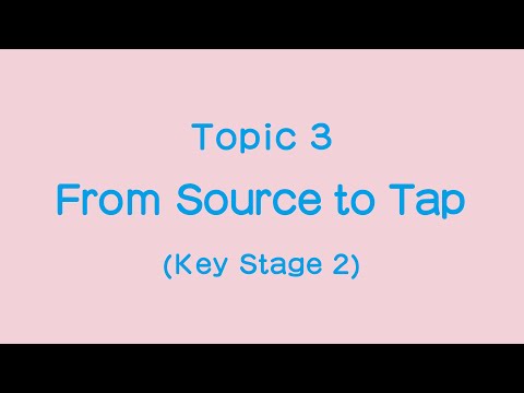 Senior Primary : Topic 3 "From Source to Tap"