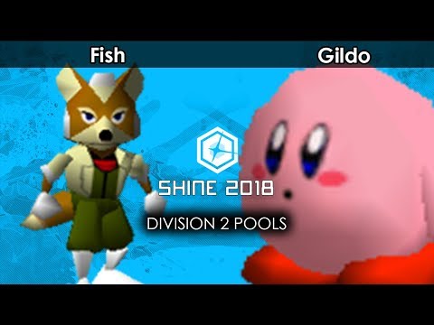 Smash 64: Fish (Fox) V Gildo (Kirby/Captain Falcon) - Shine 2018 Tournament