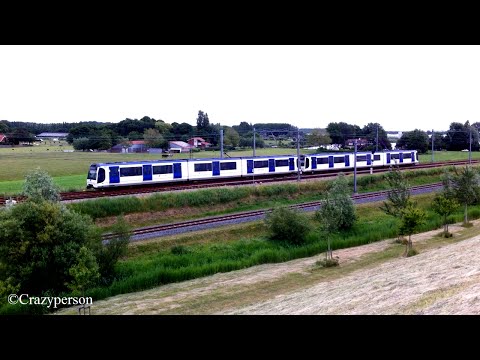 RET metro RSG3 nabij Leidschenveen richting Den Haag Centraal (RandstadRail lijn E)