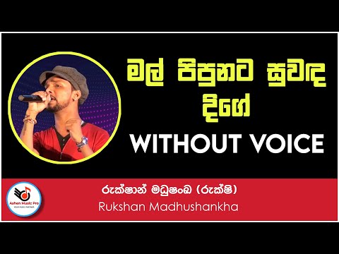 Mal Pipunata Suwada Dige Noyannai Karaoke Without Voice With Flashing Lyrics | Ashen Music Pro