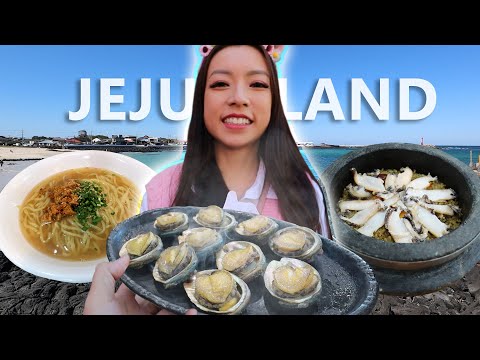 Passeio em família na ILHA DE JEJU - Restaurantes de frutos do mar e passeio no Airbnb