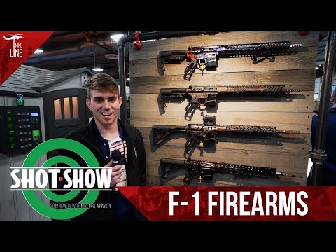 Skeleton rifles and anodized bolts from F-1 Firearms