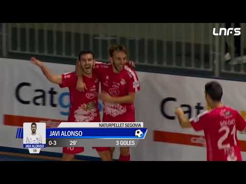 Gol Javi Alonso (0-3) Catgas Enegía - Naturpellet Segovia. 1Div, J12