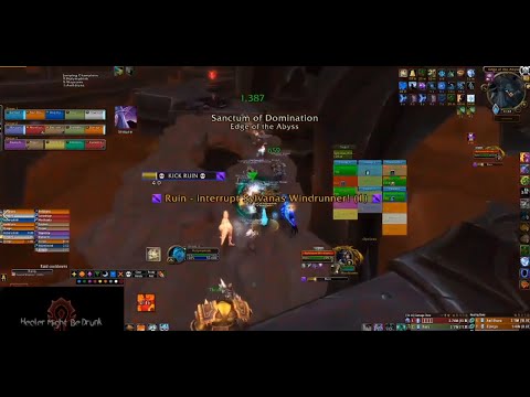 Resto Shaman Boss Strats! Fated Sanctum of Domination Heroic Sylvanas Windrunner