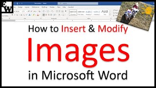 How to Insert and Modify Images in Microsoft Word