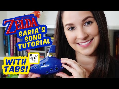 Zelda: Saria's Song (The Lost Woods) Ocarina Tutorial | With Tabs