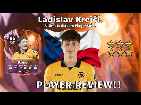 🧱🎃 85 Rated Ladislav Krejčí Player Review! Ultimate Scream SBC!👻🧱. FC 26 Ultimate Team