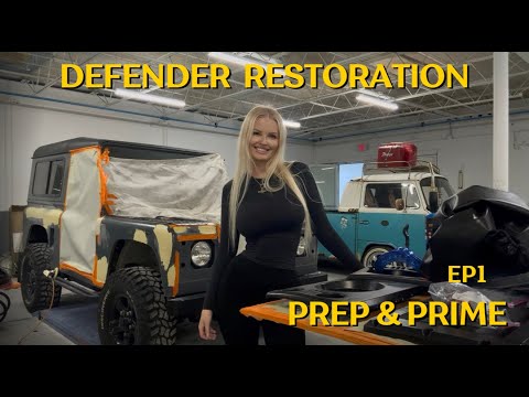 Land Rover Defender Restoration EP1 - Prep & Prime