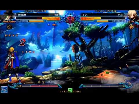 (Excerpt) BBCP 3/17/2013 Kyattsuai Asoumise - Noze (Hazama) VS Miu (Jin)/ Genbu (Platinum)