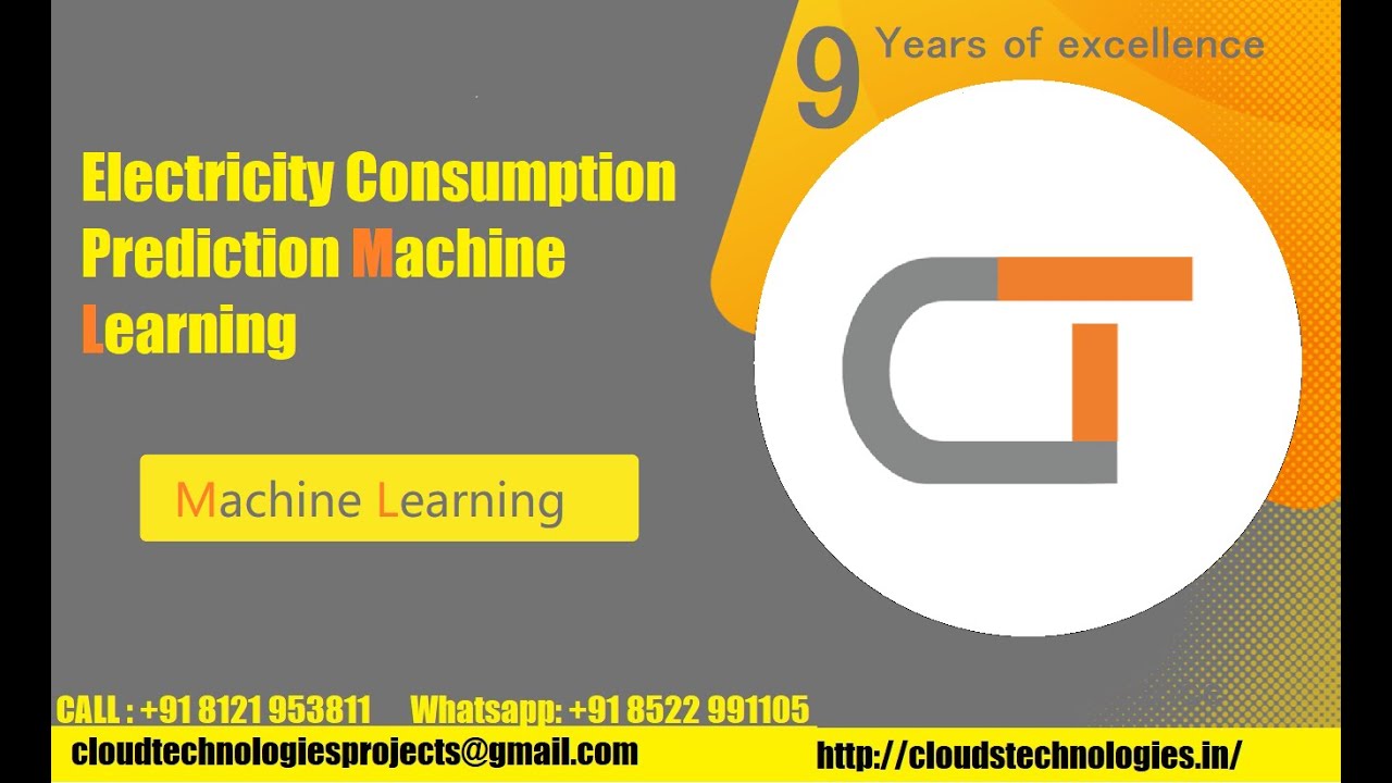 Electricity Consumption Prediction Machine learning | Cloud Technologies | IEEE Projects Hyderabad