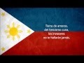 The Philippine National Anthem (in Español,English & Tagalog)