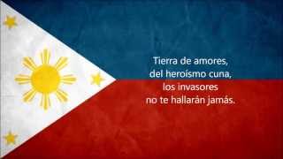 The Philippine National Anthem (in Español,English &amp; Tagalog)