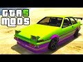 Toyota AE86 Coupe Tunable 0.1 para GTA 5 vídeo 5