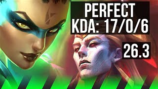 NIDALEE vs ZAAHEN (JGL) | 46K damage, Perfect KDA: 17/0/6 | EUW Master | 26.3