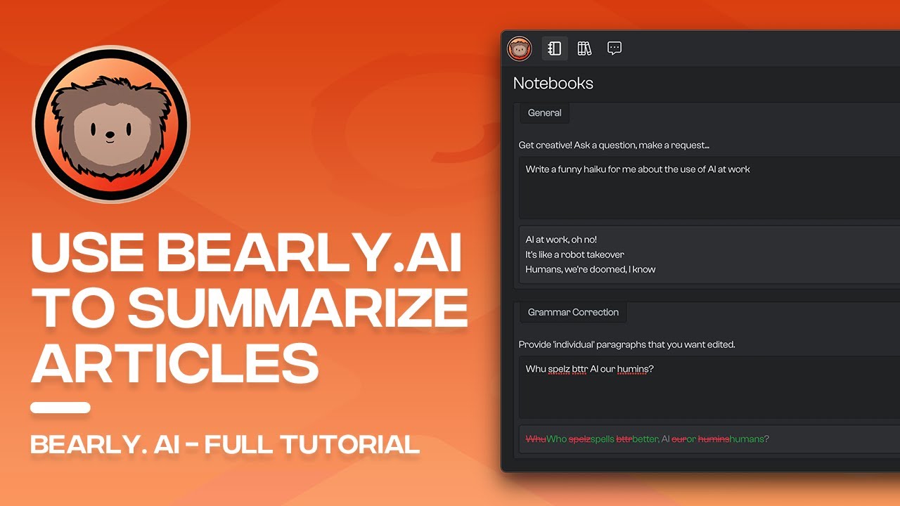 Bearly.ai - How to Use Bearly.ai to Summarize Articles