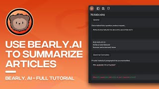 Bearly.ai - How to Use Bearly.ai to Summarize Articles
